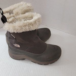 Girls Women Heat Seekers The North Face Waterproof Zip Fur Winter Snow Boots 6